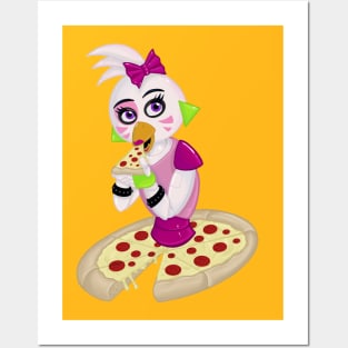 Chica loves Pizza! Posters and Art